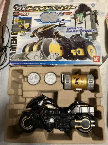 가면라이더오즈 DX 트라이벤더 작동 확인됨 상자 상태 불량 설명서 없음