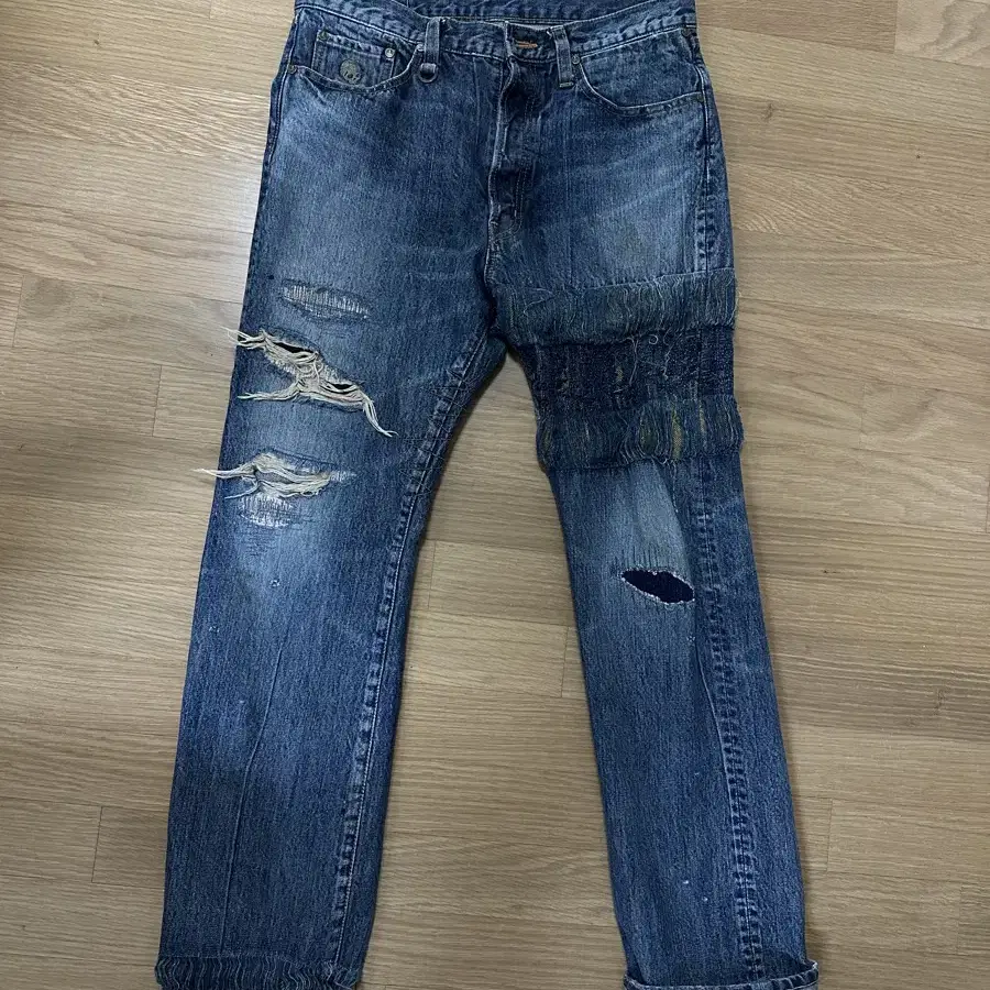 Mastermind japan damage jeans