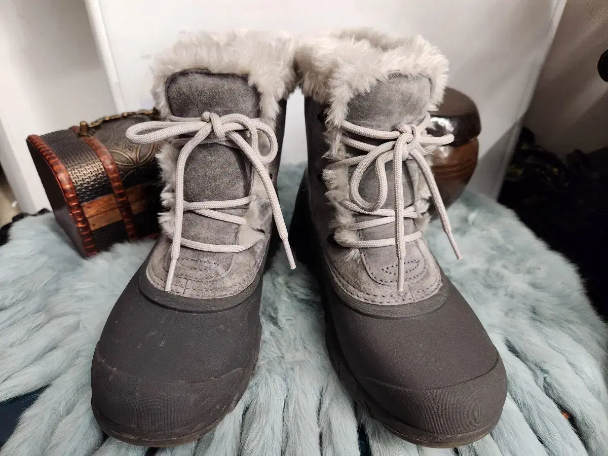 Sorel (genuine) 240mm (women's) genuine wool~~boots