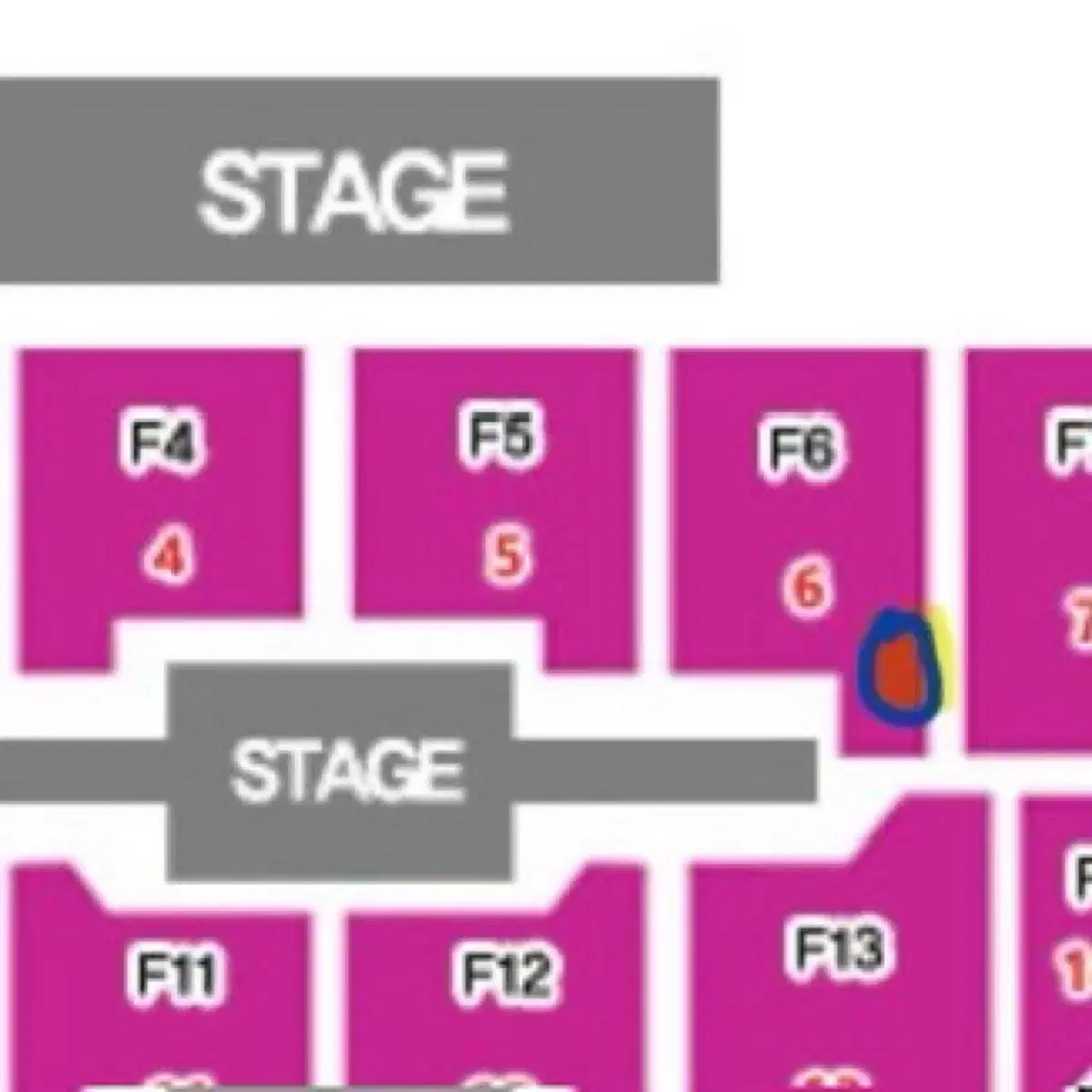 데이식스 콘서트 클콘 첫콘 12/20 플로어 F6