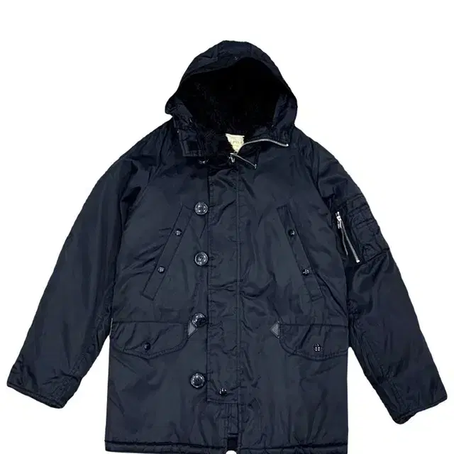 ALPHA INDUSTRIES N36 블랙 점퍼 S