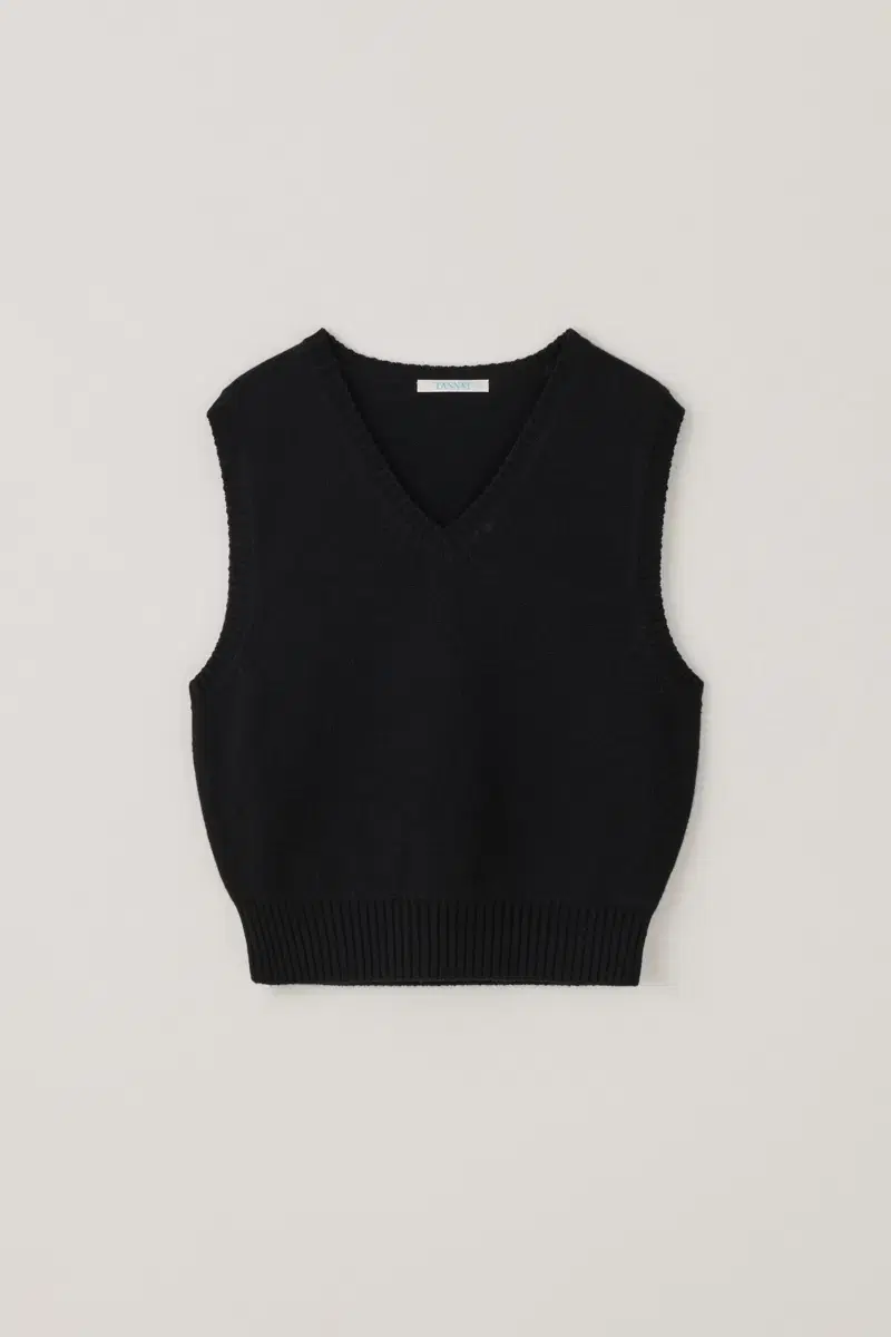 24ver) 타낫 니트 베스트 T/T Knit vest (black)