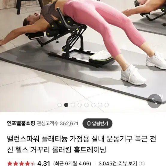 밸런스파워 플래티늄 가정용 실내 운동기구 복근 전신 헬스 거꾸리 롤러킹