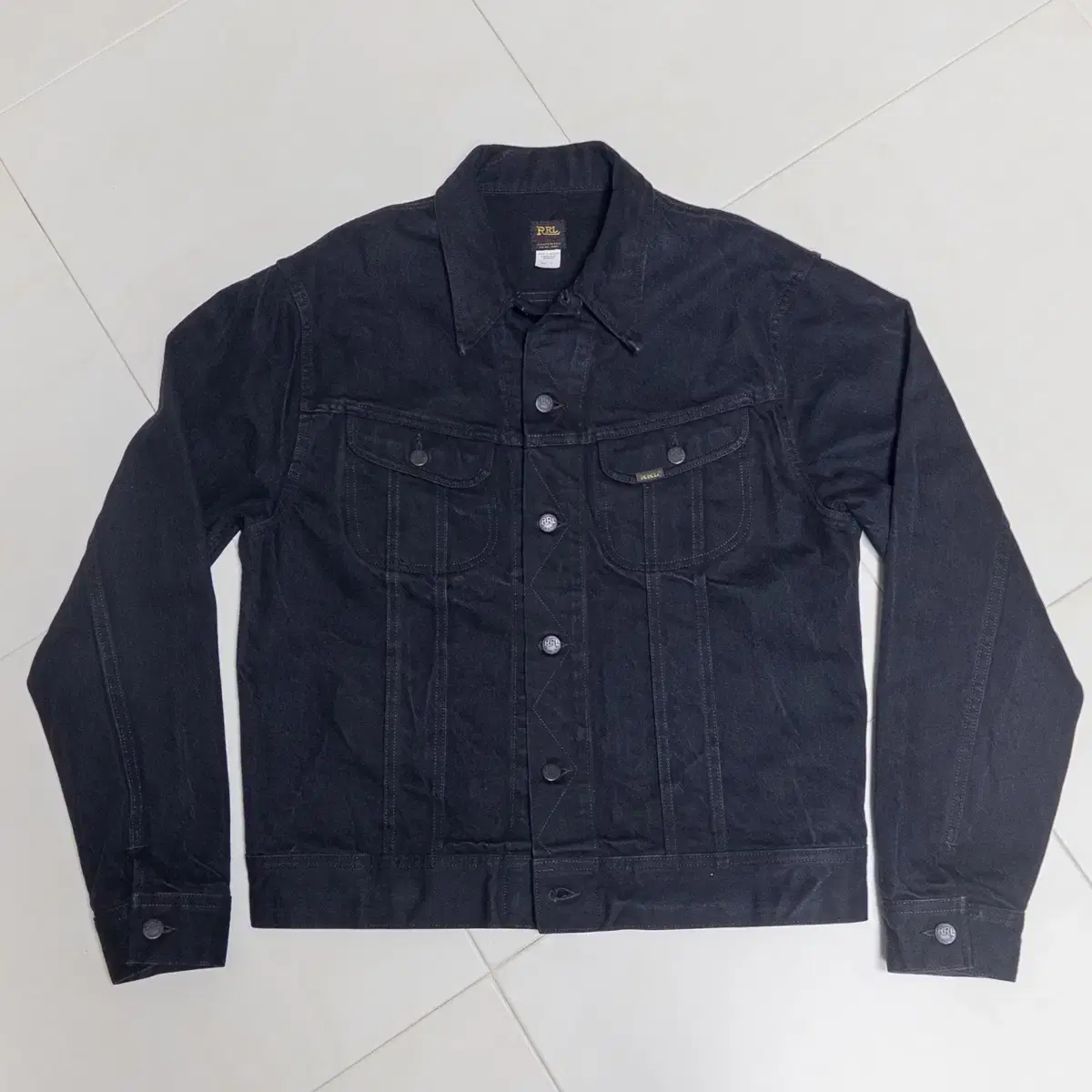 RRL LOT271 트러커 데님 자켓 L