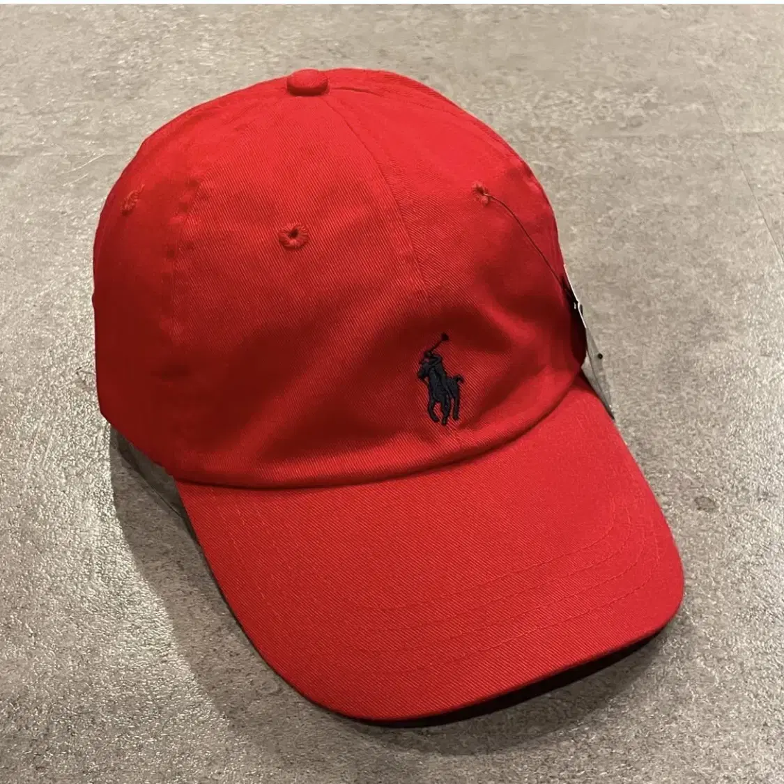 POLO ralphlauren 폴로 랄프로렌 자수로고 볼캡 레드