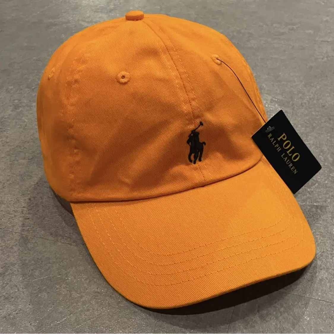 POLO ralphlauren 폴로 랄프로렌 자수로고 볼캡 오렌지