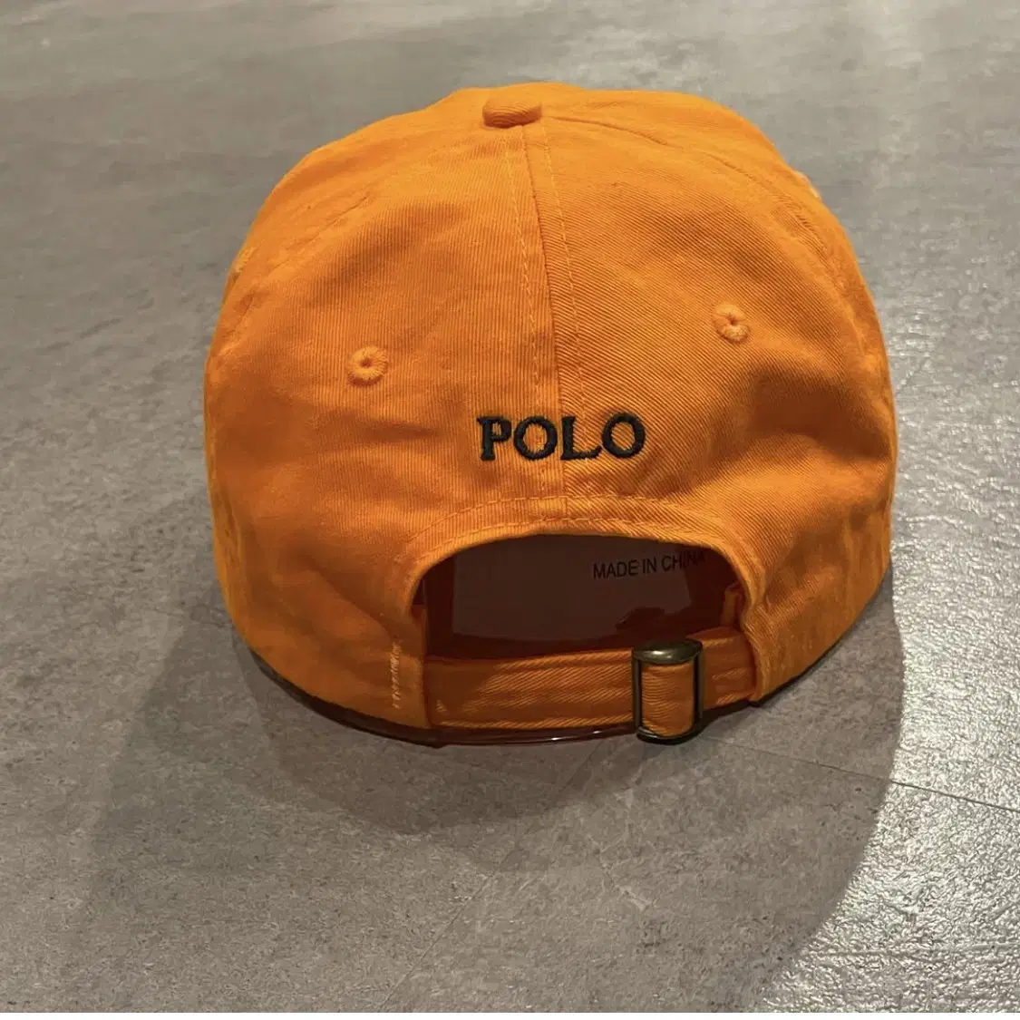 POLO ralphlauren 폴로 랄프로렌 자수로고 볼캡 오렌지 주황