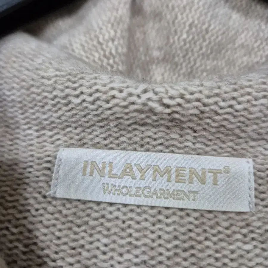 INLAYMENT 후드 니트집업 66전후