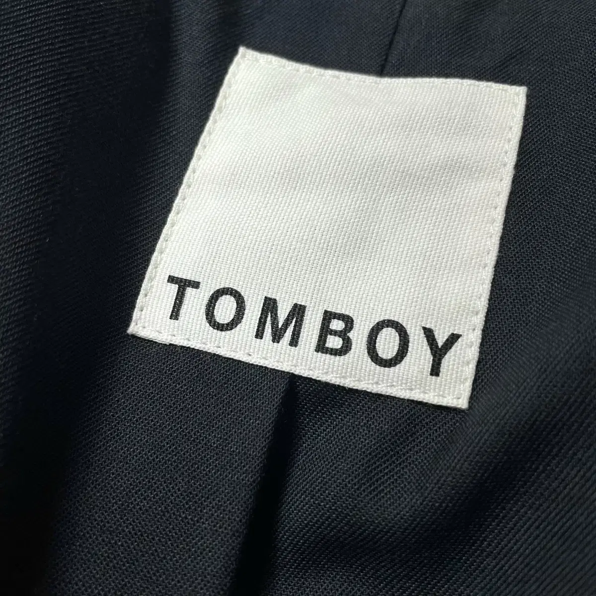 TOMBOY 톰보이 여성 오버핏 울 더블 코트