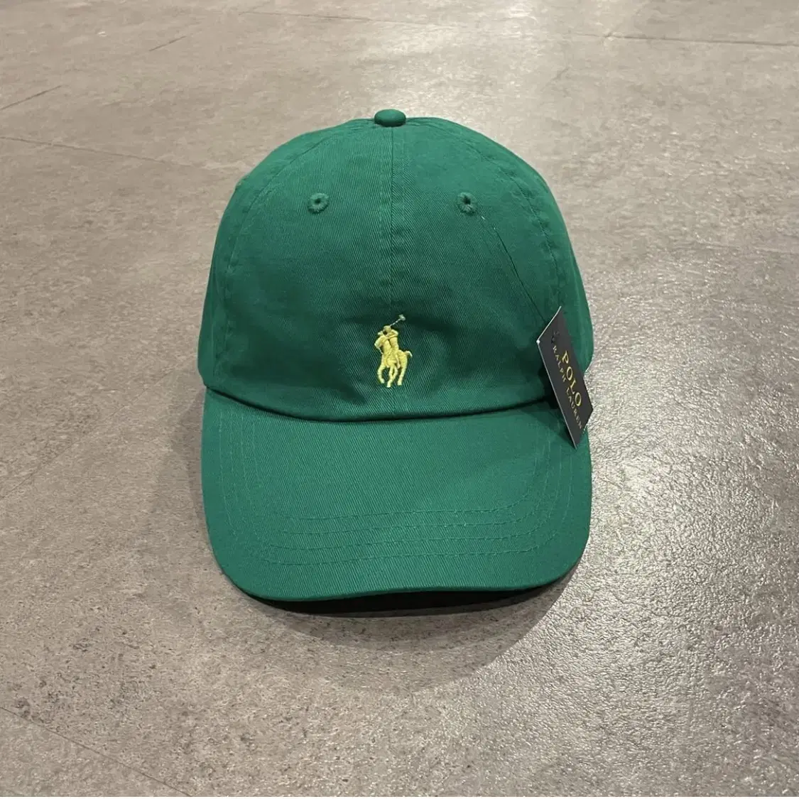 POLO ralphlauren 폴로 랄프로렌 자수로고 볼캡 그린 초록