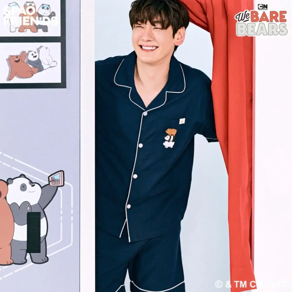 Unsealed) Spao Weebebe Bears Sleepwear Pajamas S