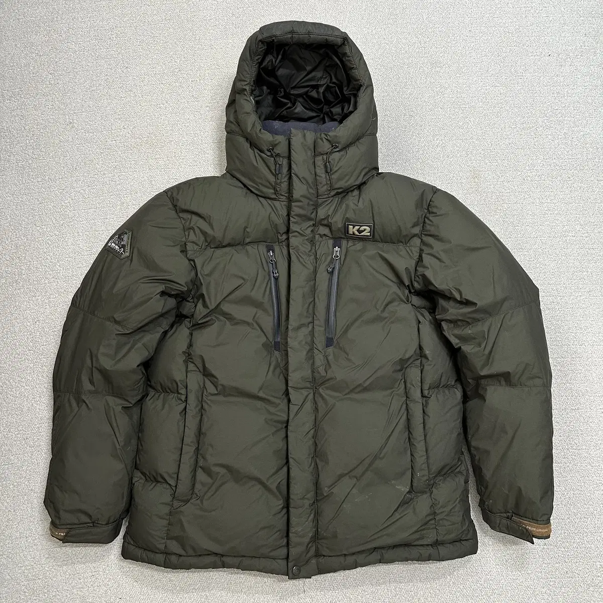 [110] K2 Kaytu Captain Heavyweight Duck Down Puffer Parka Khaki 1059