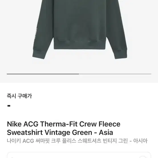 나이키 ACG 써마핏 맨투맨