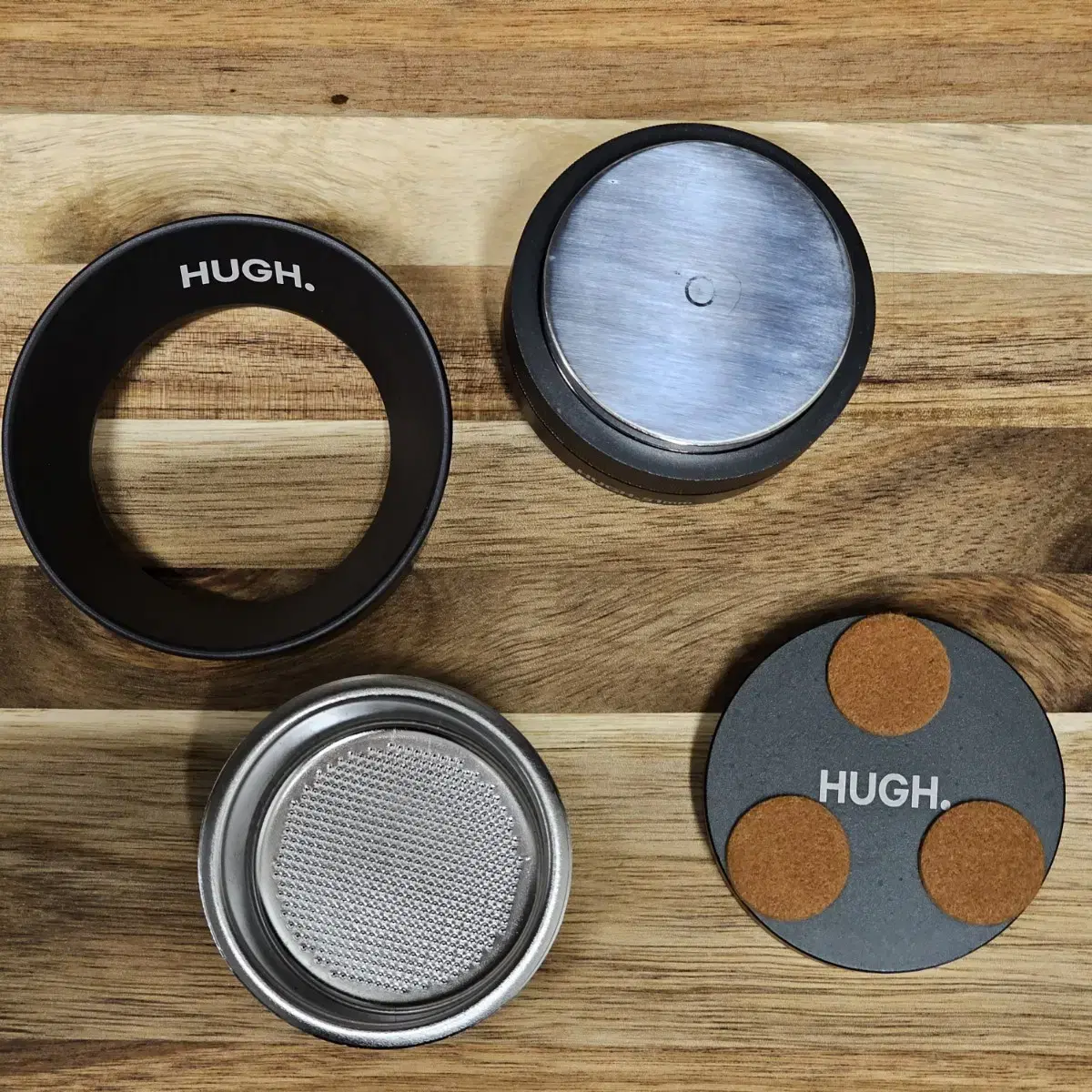 휴 [Hugh] 51mm 도징링, IMS필터바스켓, 듀얼링 탬퍼 팝니다