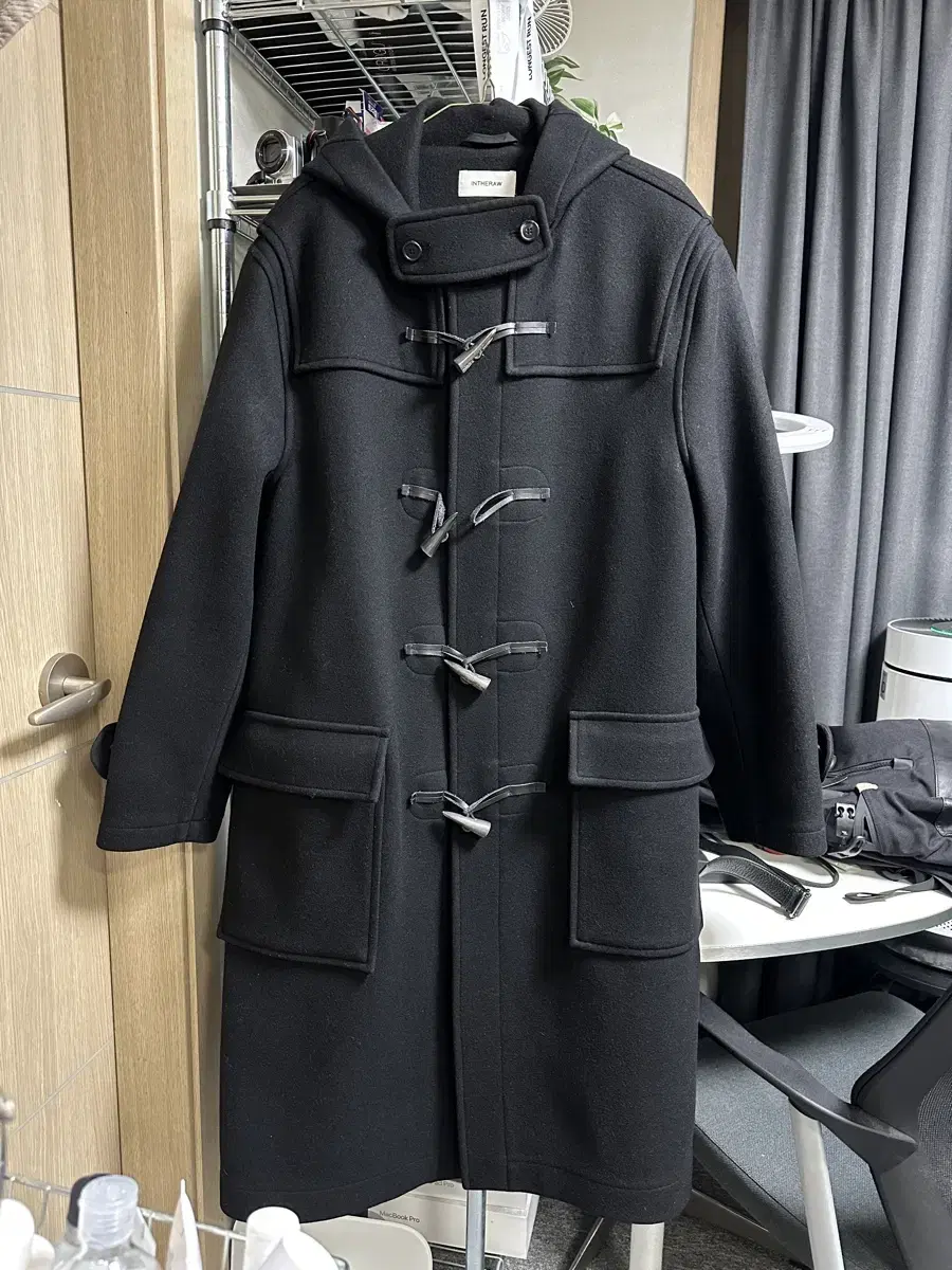 In the Row Heritage Duffel Coat Black