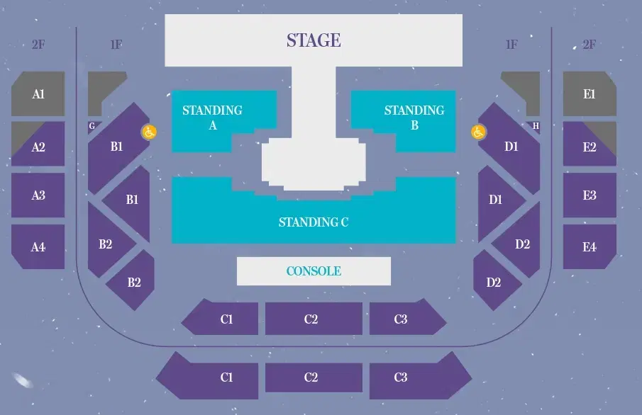 여자친구 콘서트 첫콘 2층 1석