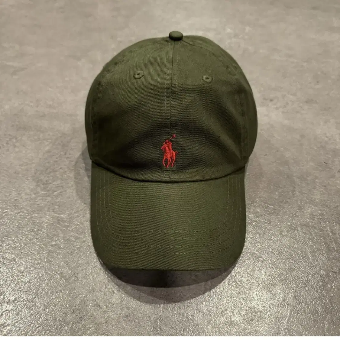 POLO ralphlauren 폴로 랄프로렌 자수로고 볼캡 카키