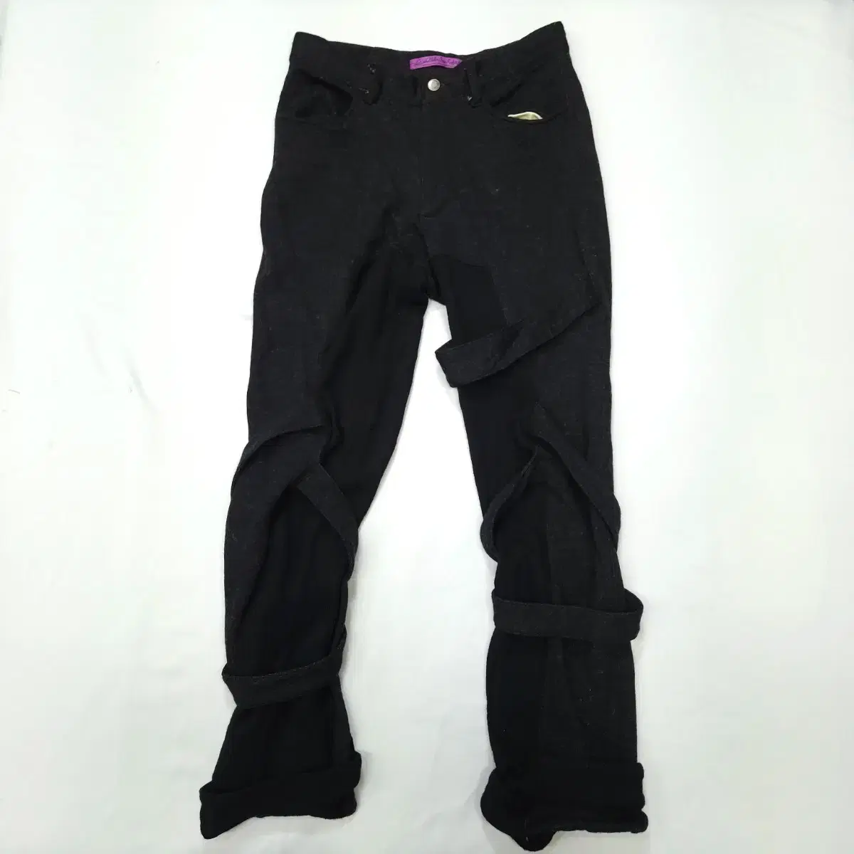 Alexander Lee Chang Wool bondage trousers L