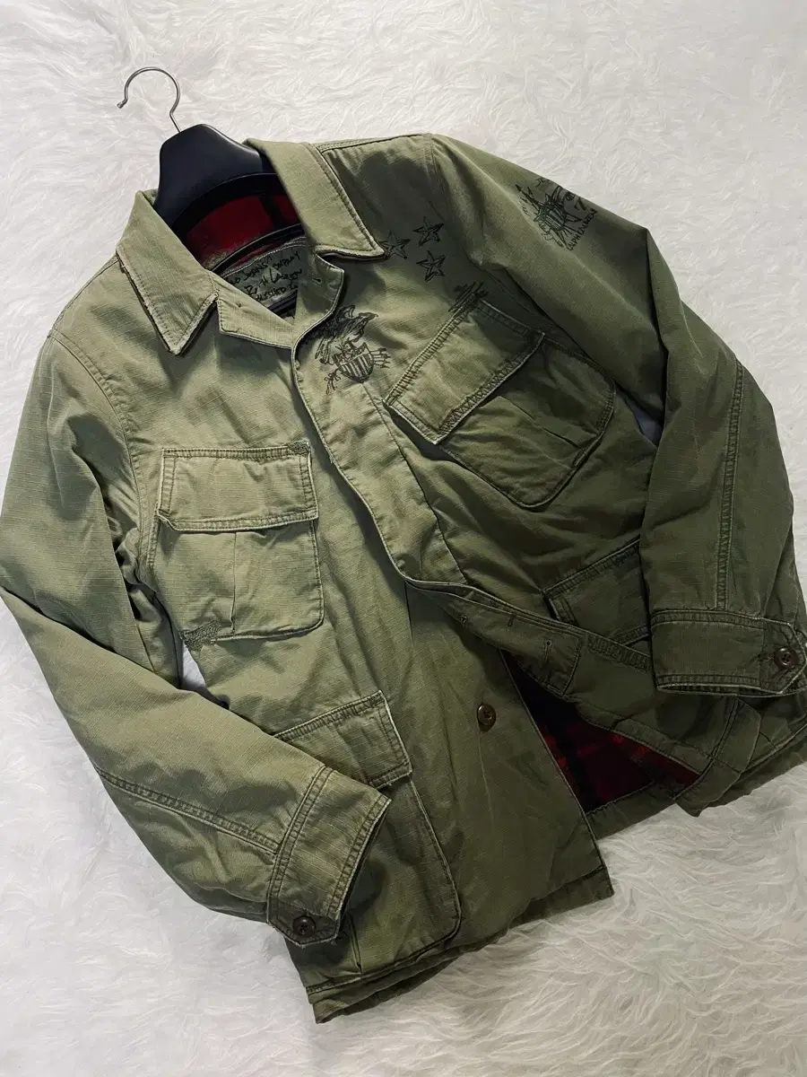 Polo Ralph Lauren Classic Ripstop Fabric M42 Military Reproduction Field Combat Jacket