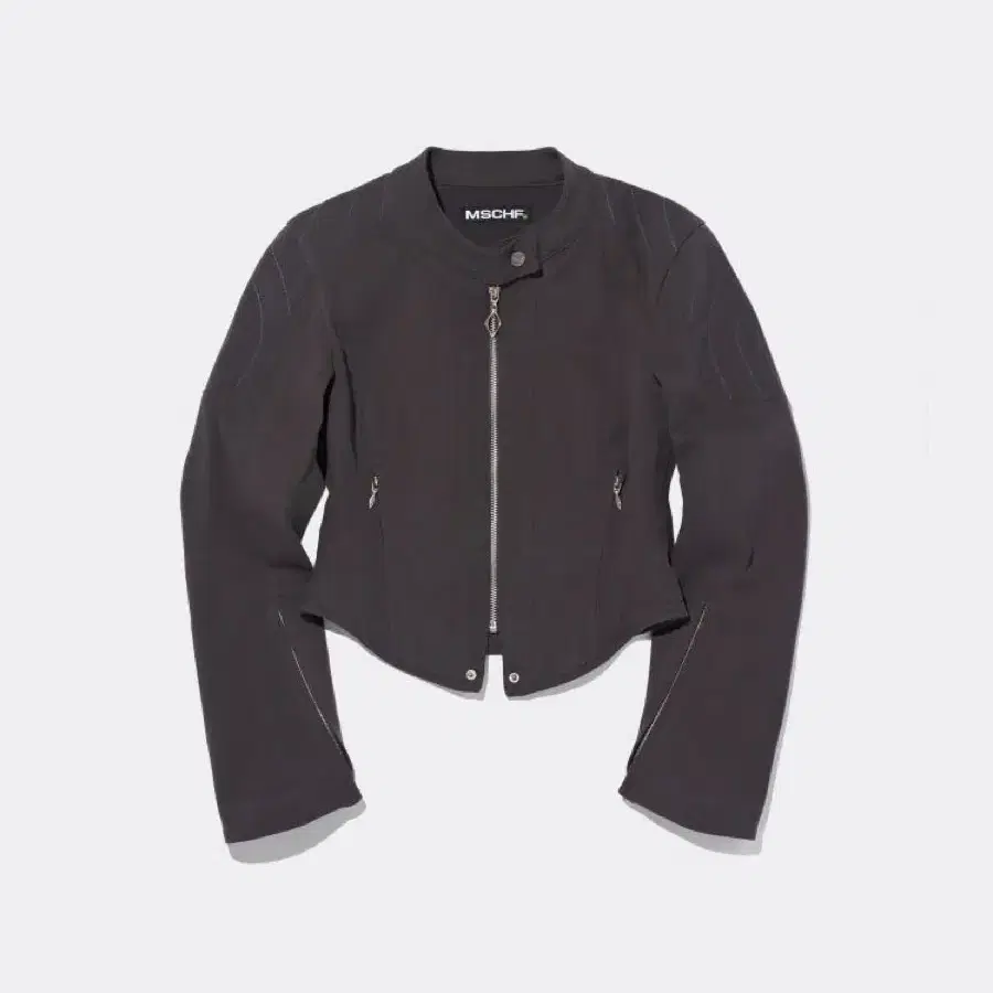 미스치프 COTTON BIKER JACKET 코튼 바이커 자켓 챠콜