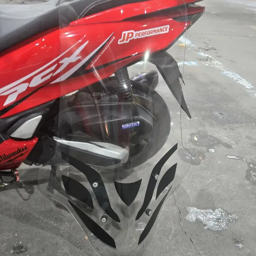 pcx125 롱롱 스크린 브라켓 포함