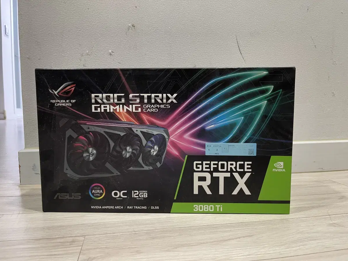 Asus rog stirx 3080ti(로그 스트릭스)