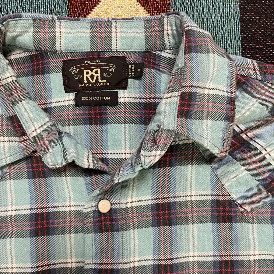 RRL 웨스턴셔츠(M)