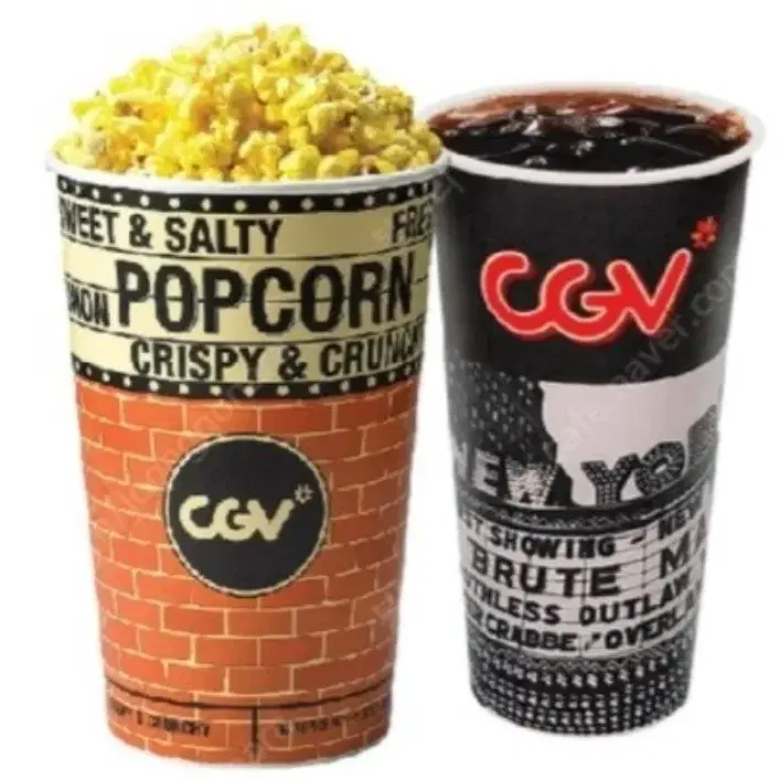 cgv 팝콘 음료 세트