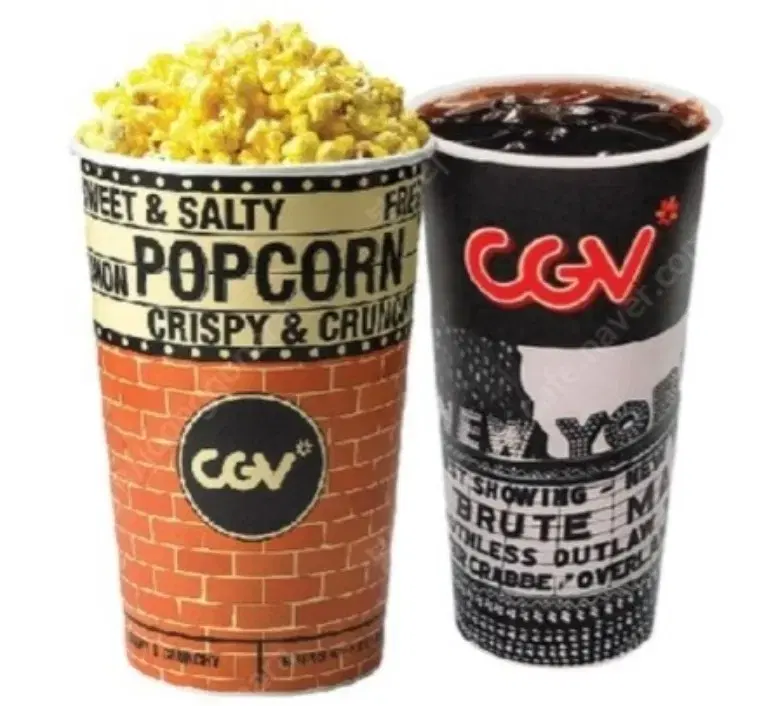 cgv 팝콘 음료 세트