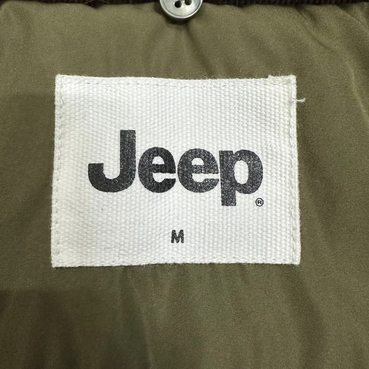 [95] JEEP 지프 여성 양털 후리스퍼 퀄팅 패딩 자켓 카키 1060