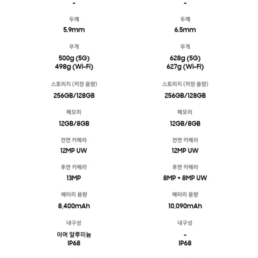 갤럭시 탭 s10 플러스 5G 256기가