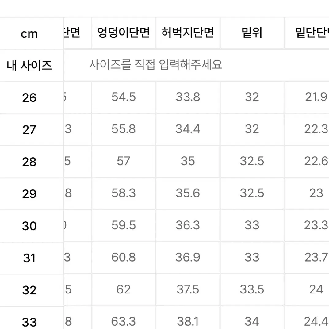 이코르 바시티 / 무신사스탠다드 데님팬츠