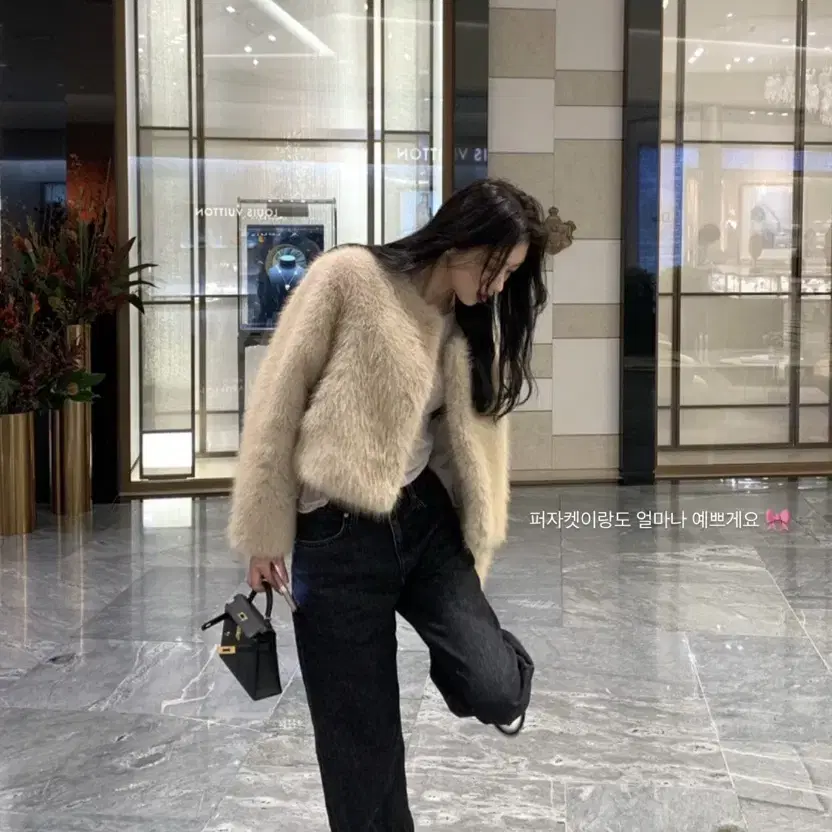 르플레인 Mus fur jacket