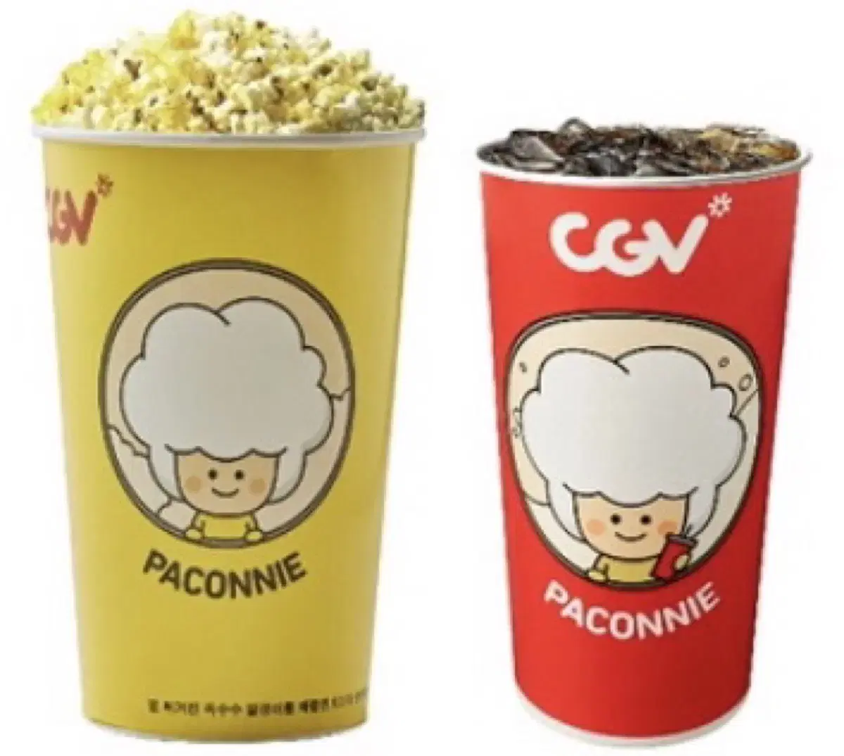 (답장빠름) CGV 팝콘M+음료M