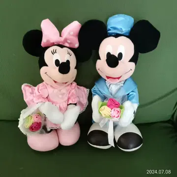 미키&미니 웨딩 페어 인형 웰컴 인형