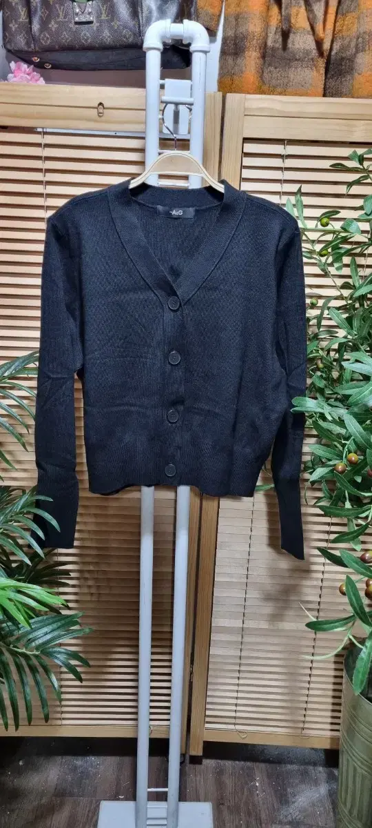 Edgy Chic Black Cardigan (formerly size 55)