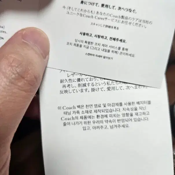 코치 캐리지백팩