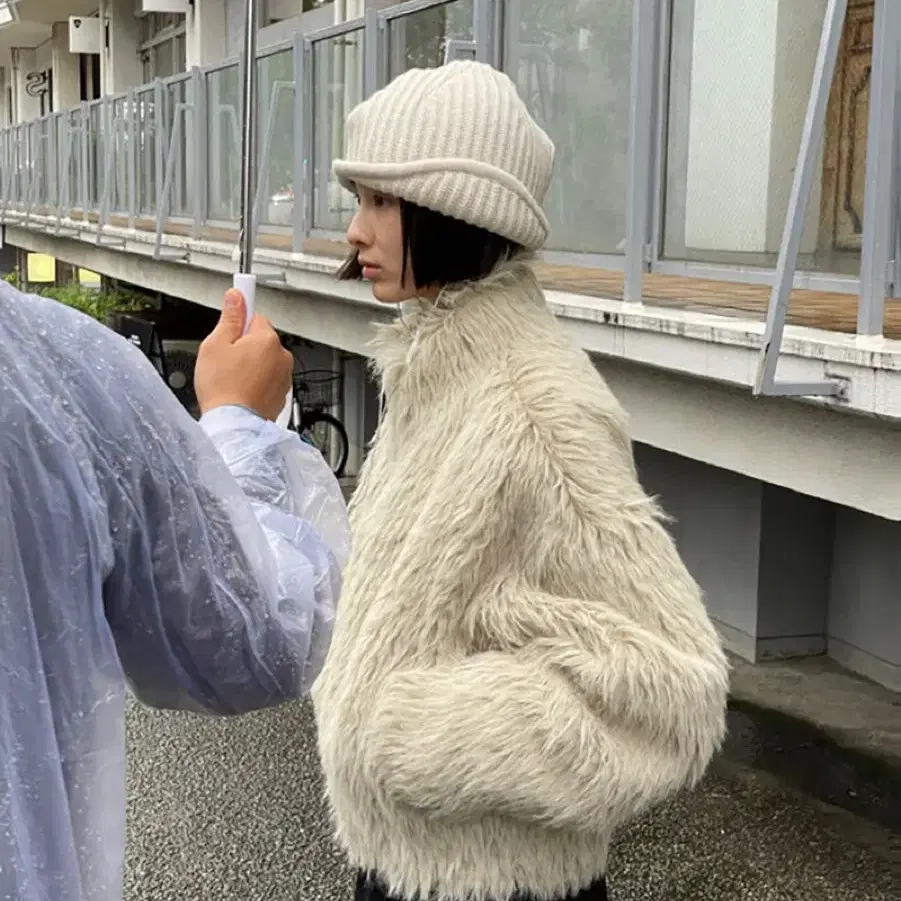 Blouson fur jacket