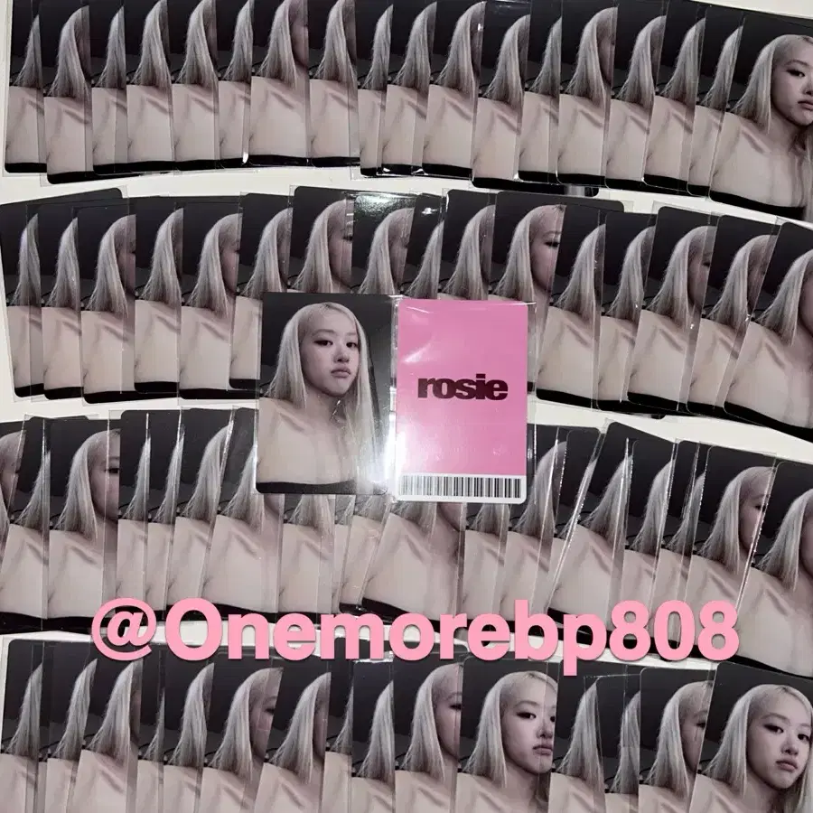 로제 Rosie YG 셀렉 예판 오프라인 type D 특전 미공포 포토카