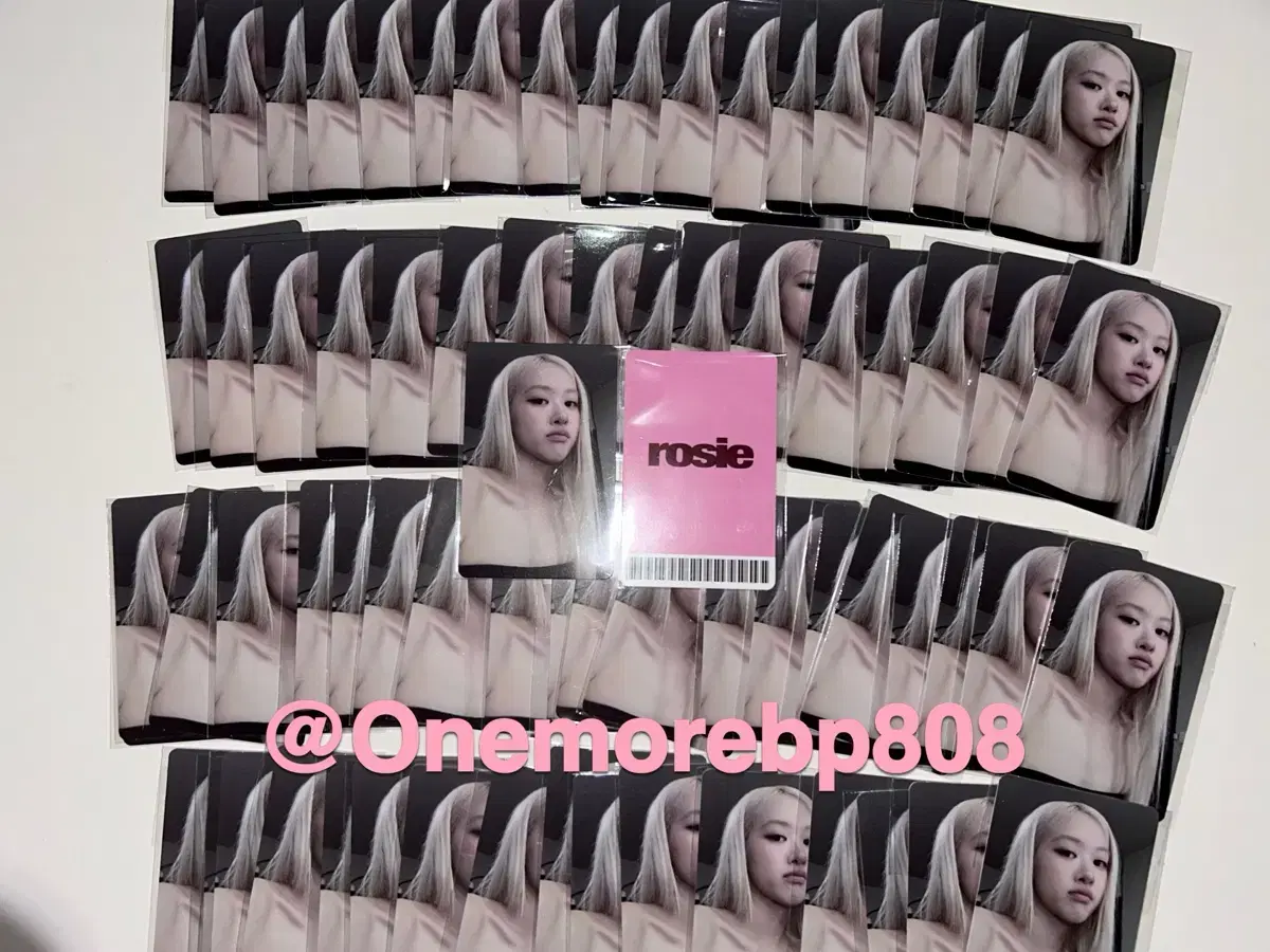 로제 Rosie YG 셀렉 예판 오프라인 type D 특전 미공포 포토카