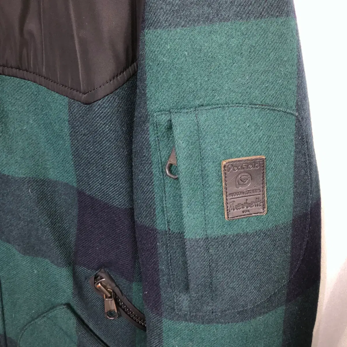 Penfield 펜필드 체크 덕다운 패딩 자켓 (M)