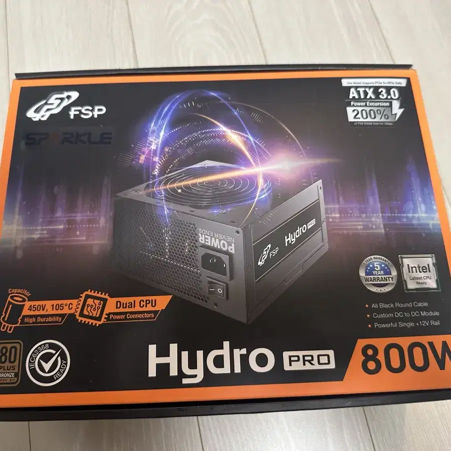 파워서플라이 FSP HYDRO PRO 800W 80PLUS브론즈 230V