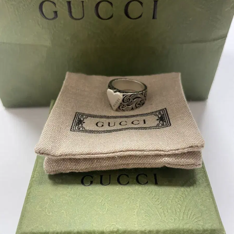 구찌 반지 풀박스 정품 18호 gucci