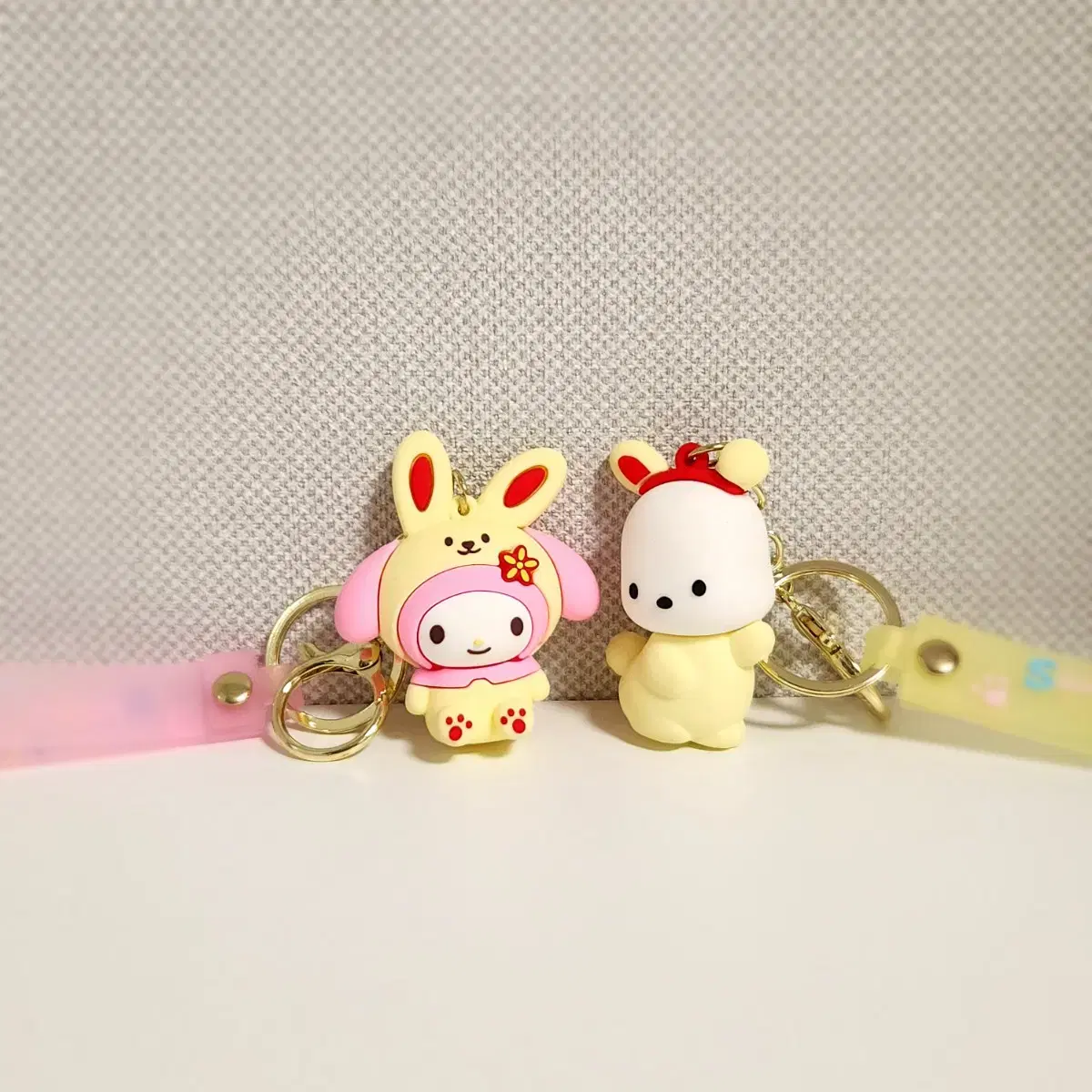 (NEW) San Rio Bunny Strap keyring keyring Mymelody Pochaco