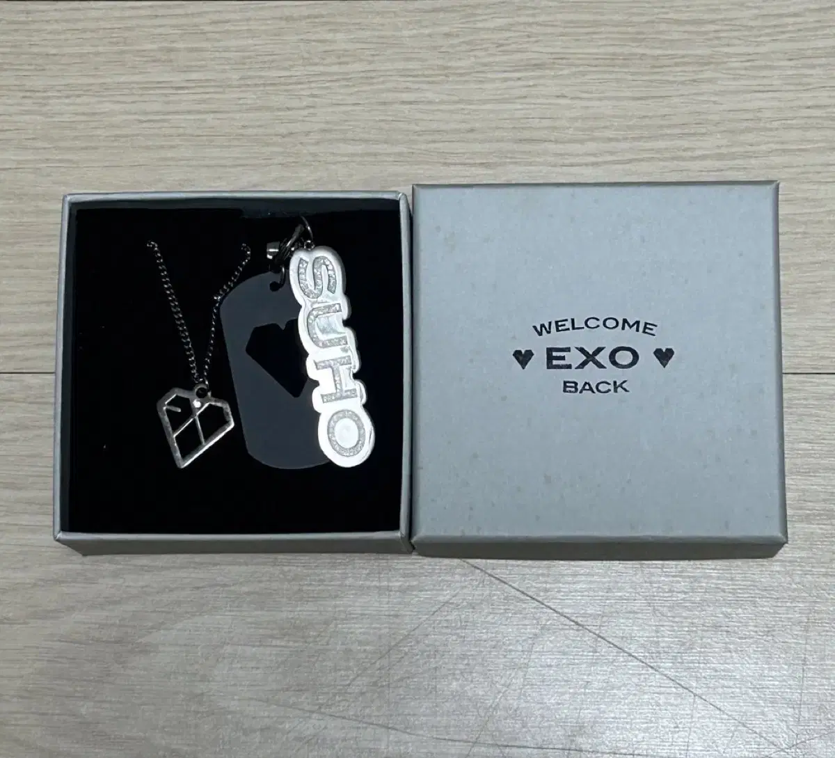 Exo suho Veteran's Day Commemorative Necklace