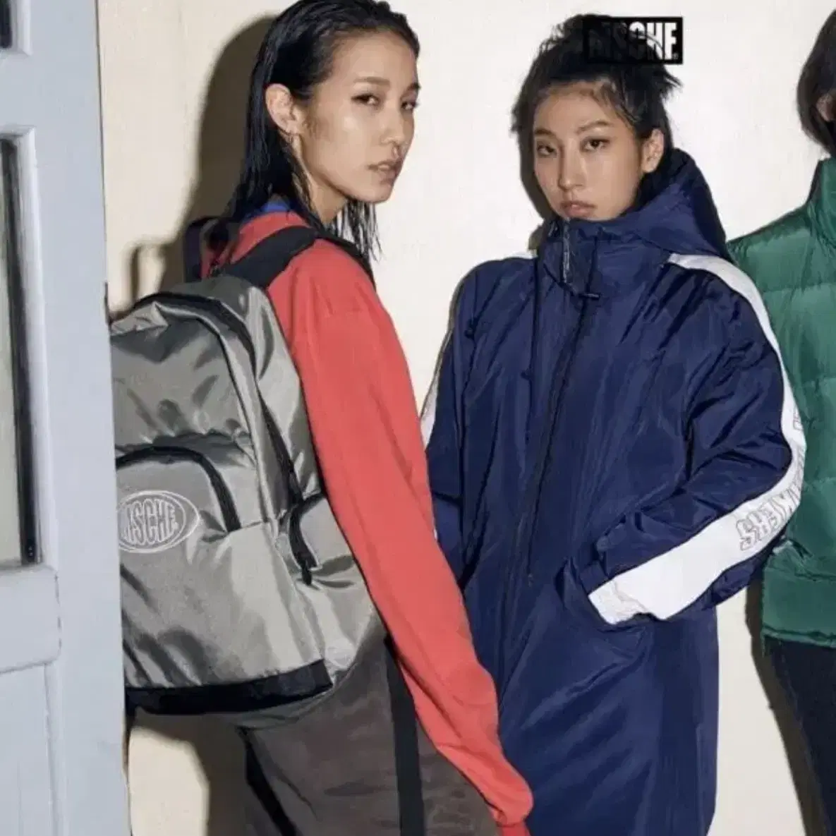 미스치프 17fw 사이드라인 돕바 롱패딩 자켓