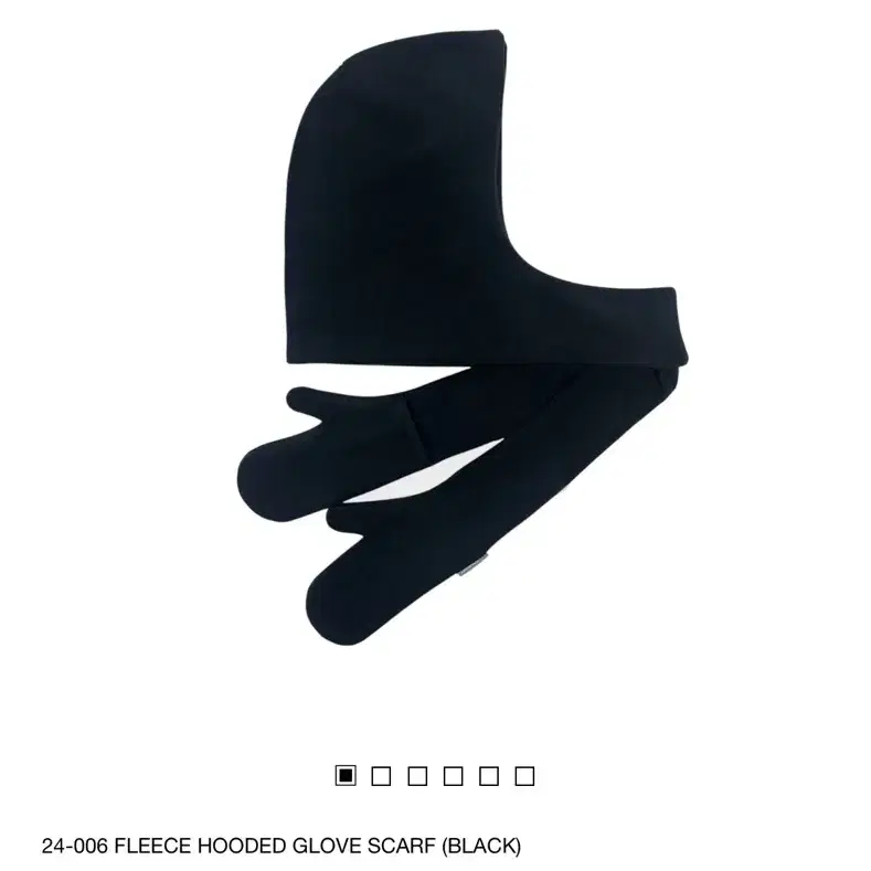 지초이 컴포트 24-006 FLEECE HOODED GLOVE SCARF