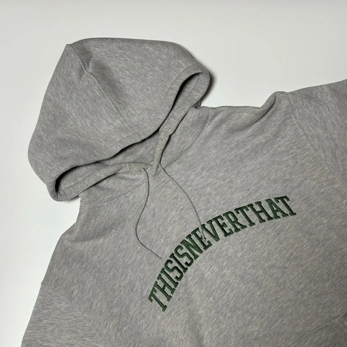 디스이즈네버댓 Arch-Logo Hoodie Heather Grey