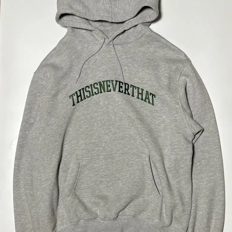 디스이즈네버댓 Arch-Logo Hoodie Heather Grey