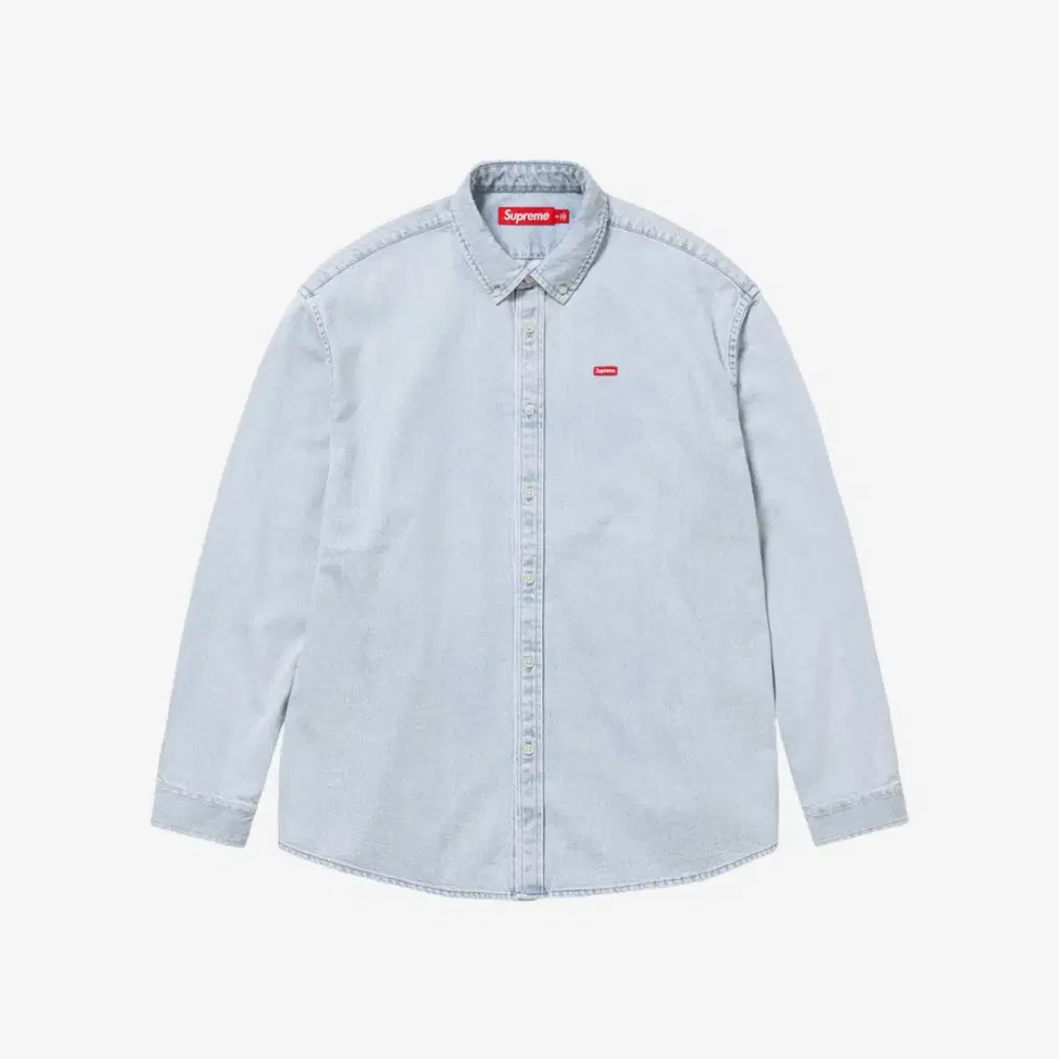 Supreme Small Box shirt 슈프림 셔츠 워시드블루24SS